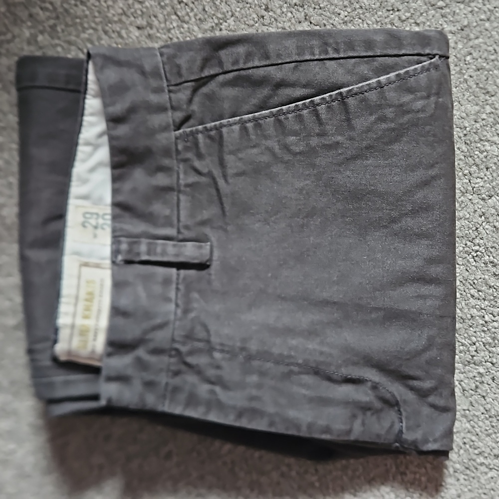 Old Navy slim khakis dark grey 29/30